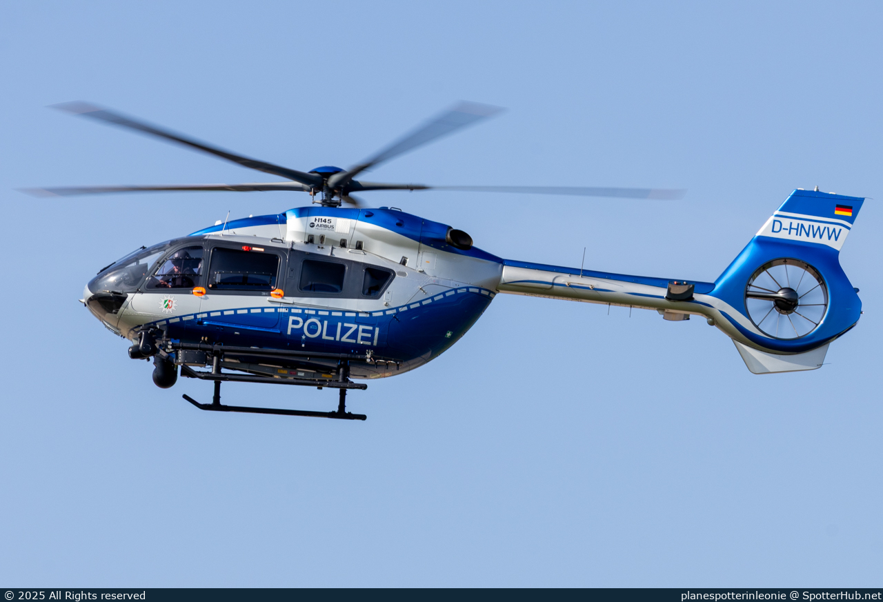 Photo of D-HNWW - Airbus Helicopters H145 operated by German Police - Polizeifliegerstaffel Nordrhein-Westfalen