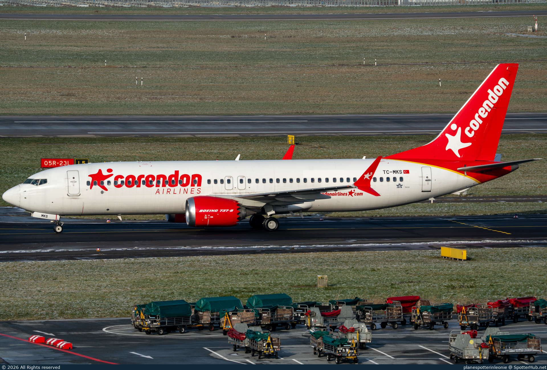 Photo of TC-MKS - Boeing 737 MAX 8 operated by Corendon Airlines