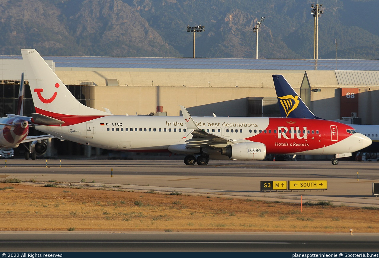 Photo of D-ATUZ - Boeing 737-8K5 operated by TUIfly