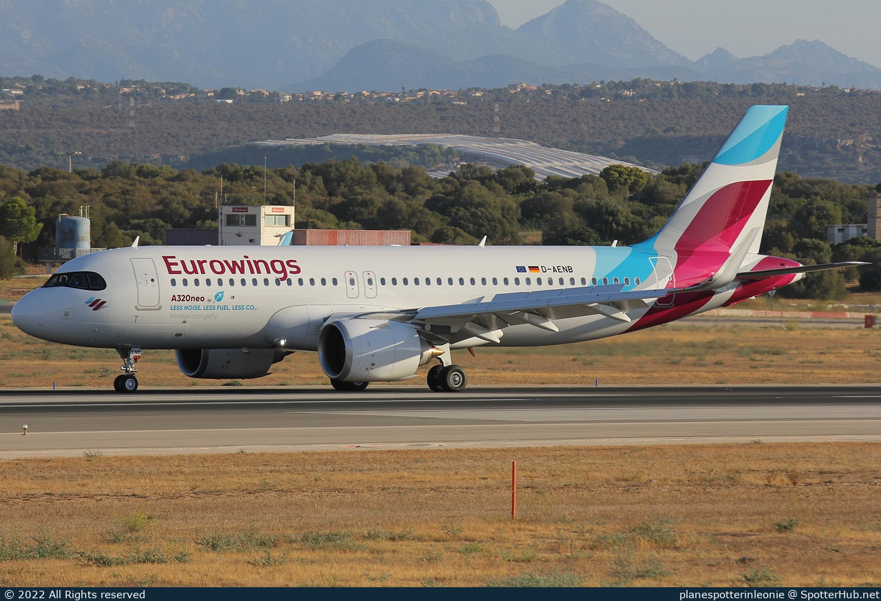 Photo of D-AENB - Airbus A320-251N operated by Eurowings