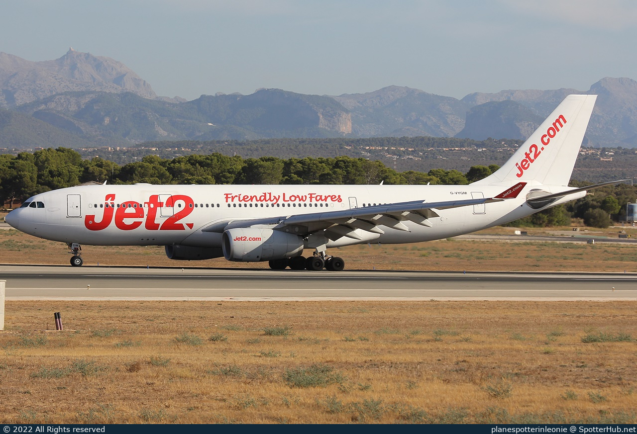 Photo of G-VYGM - Airbus A330-243 operated by Jet2 (opb AirTanker)