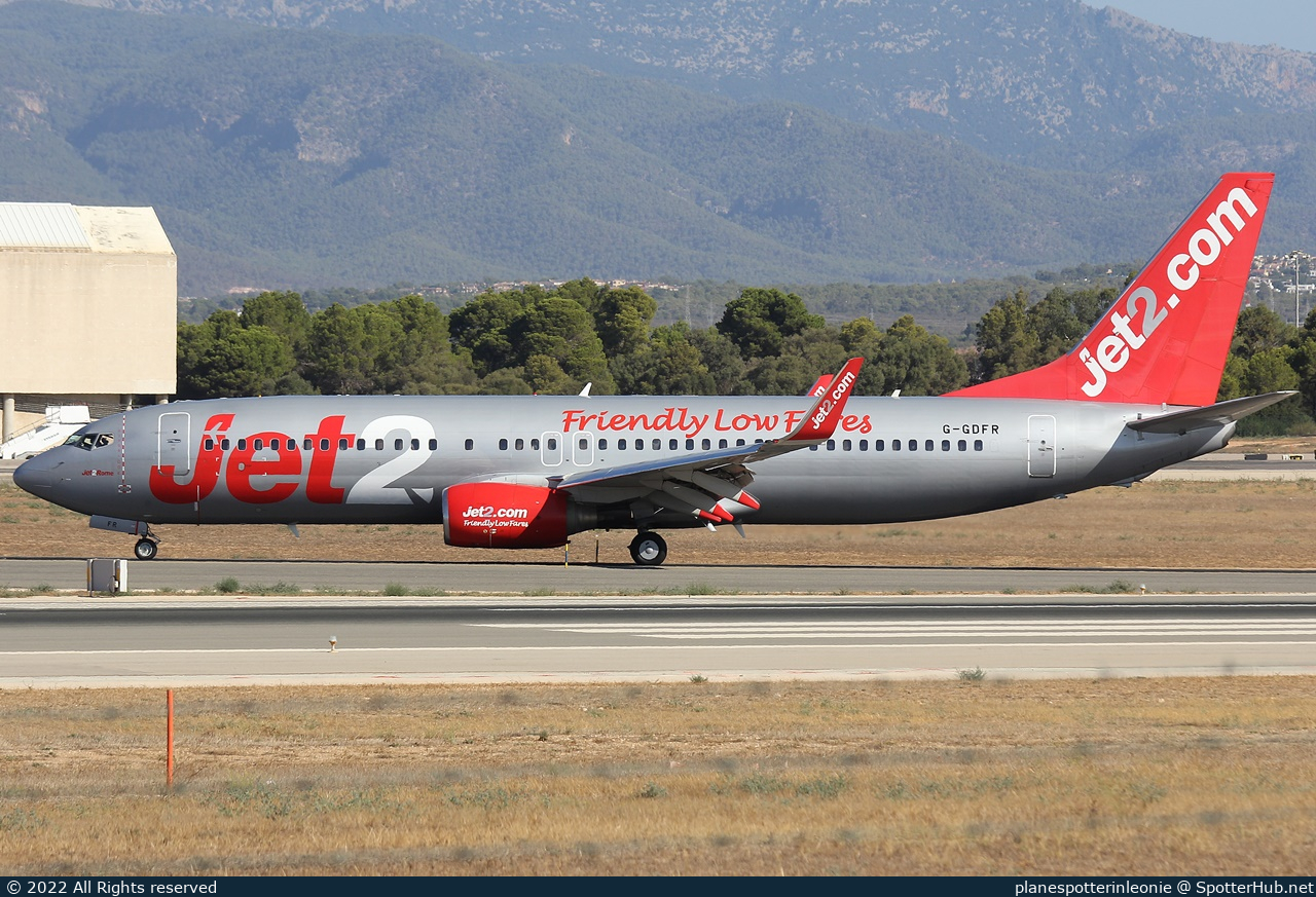 Photo of G-GDFR - Boeing 737-8Z9 operated by Jet2