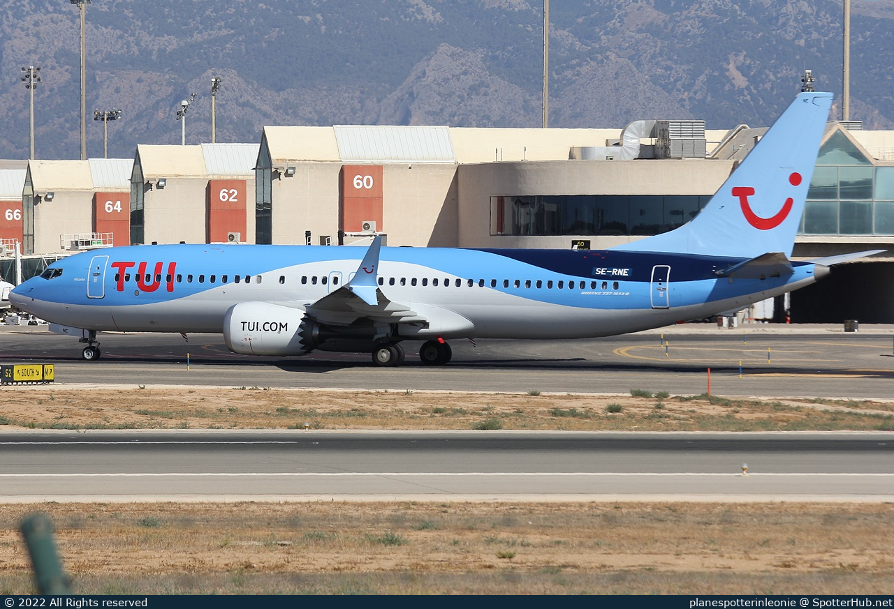 Photo of SE-RNE - Boeing 737 MAX 8 operated by TUIfly Nordic