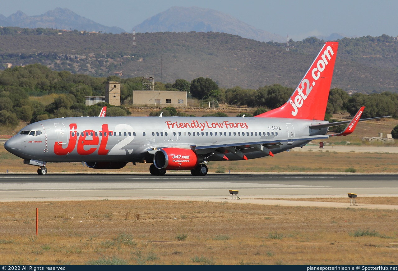 Photo of G-DRTZ - Boeing 737-8AS operated by Jet2