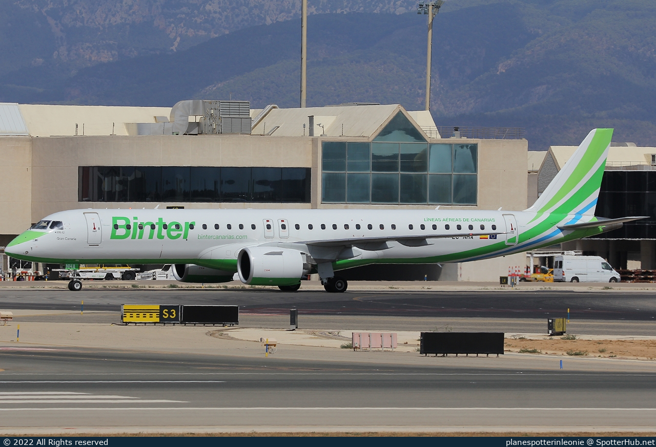 Photo of EC-NHA - Embraer ERJ-195-E2 operated by Binter Canarias (opb Binter Airlines)