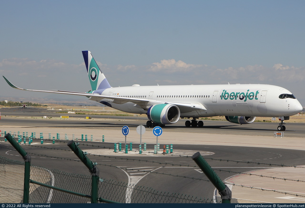 Photo of EC-NGY - Airbus A350-941 operated by Iberojet