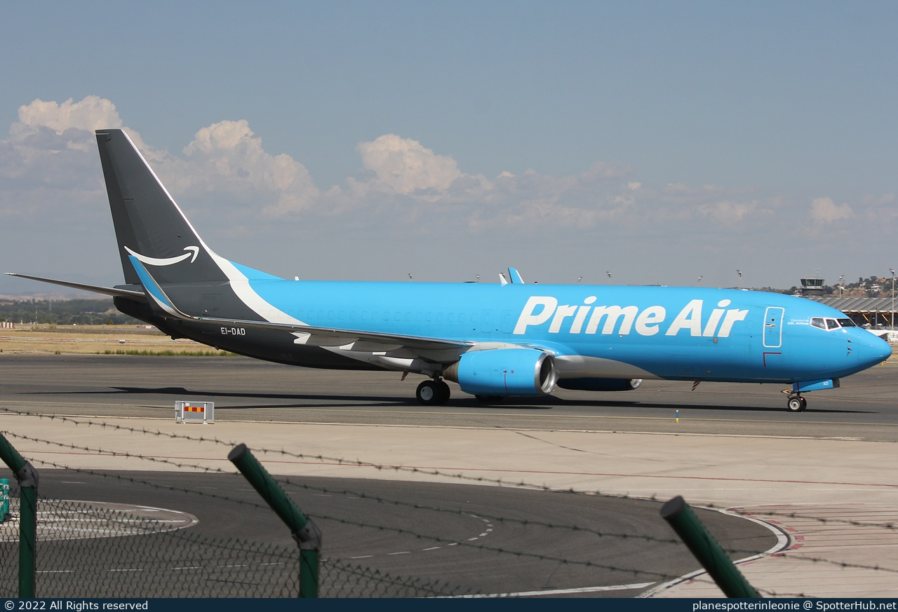 Photo of EI-DAD - Boeing 737-8AS(BCF) operated by Amazon Prime Air (opb ASL Airlines Ireland)