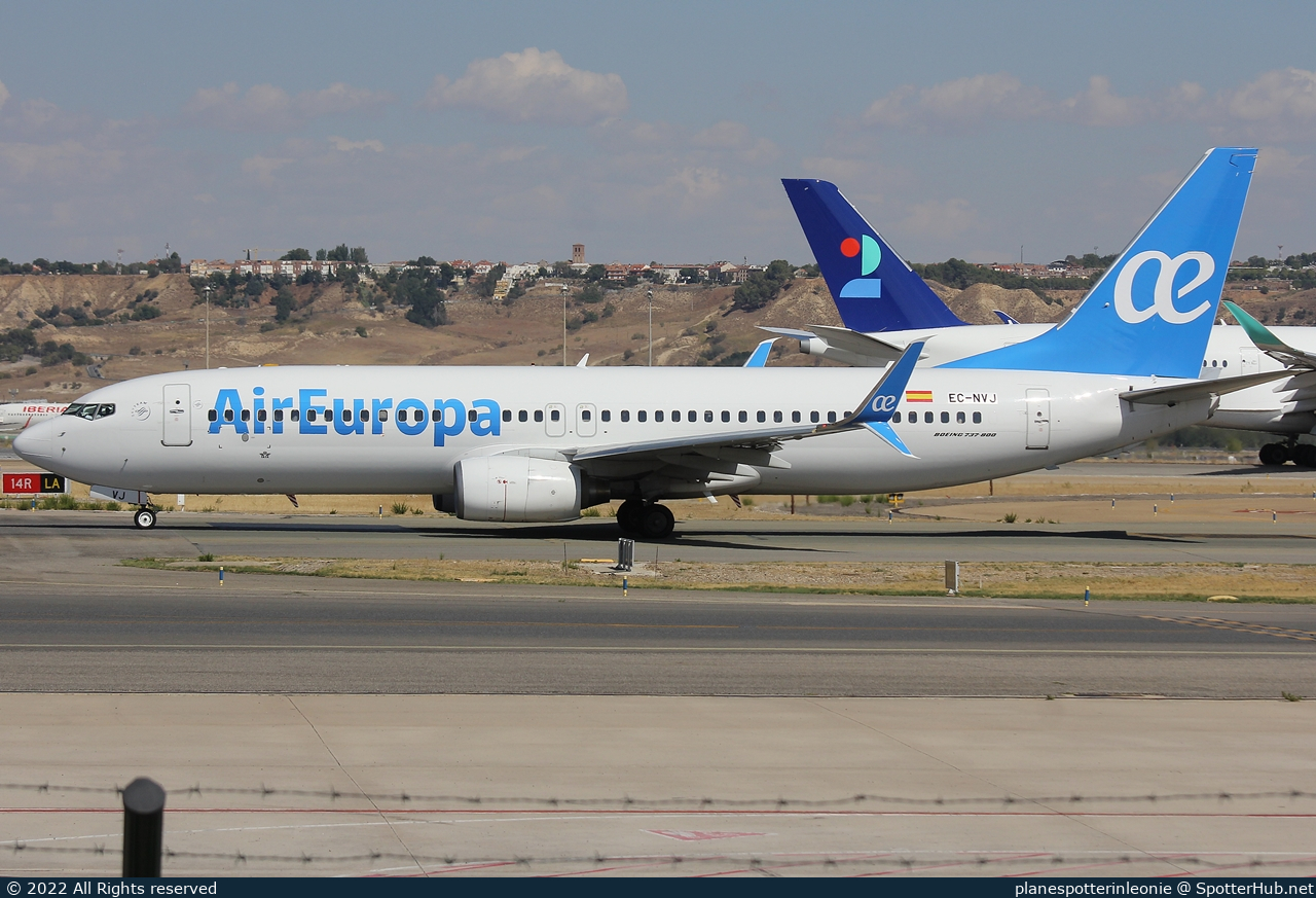 Photo of EC-NVJ - Boeing 737-8K5 operated by Air Europa