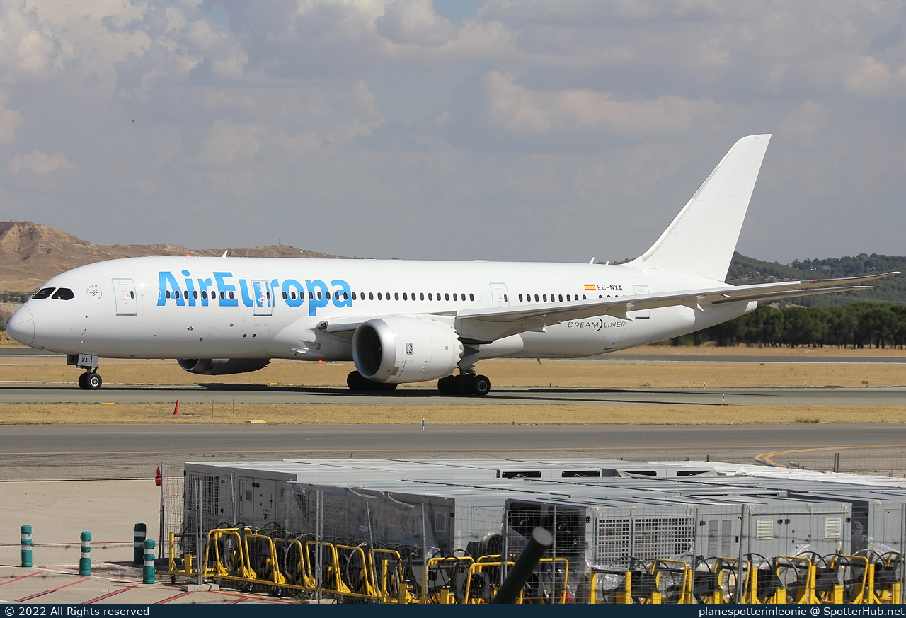 Photo of EC-NXA - Boeing 787-8 Dreamliner operated by Air Europa