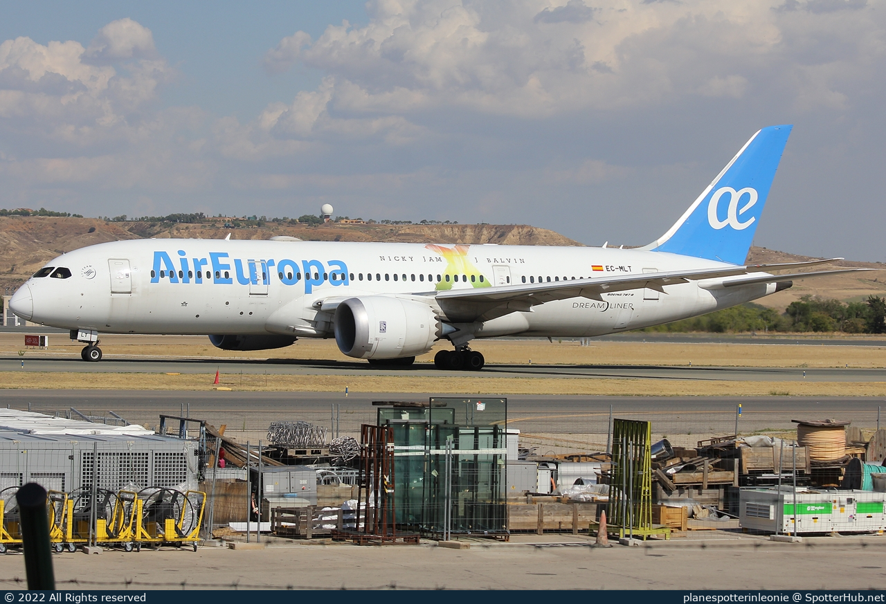 Photo of EC-MLT - Boeing 787-8 Dreamliner operated by Air Europa