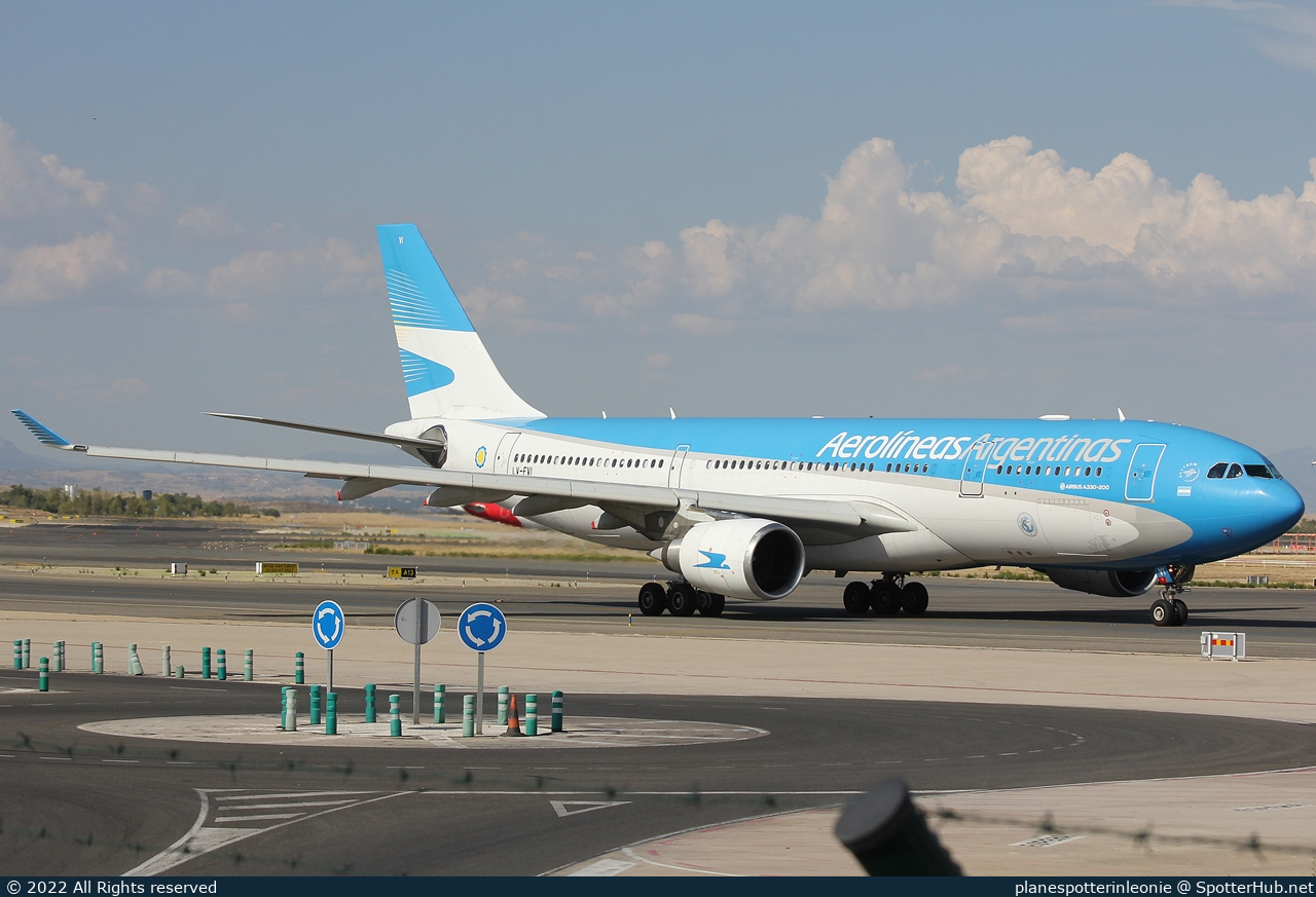 Photo of LV-FVI - Airbus A330-202 operated by Aerolíneas Argentinas