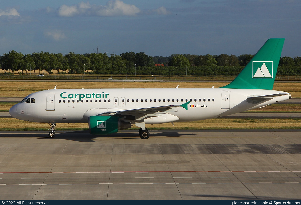 Photo of YR-ABA - Airbus A319-111 operated by Carpatair