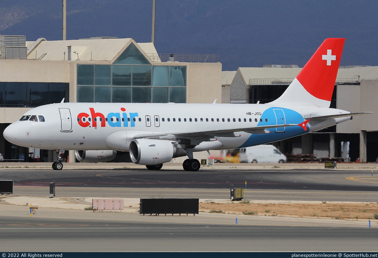 Photo of HB-JOG - Airbus A319-112 operated by Chair Airlines