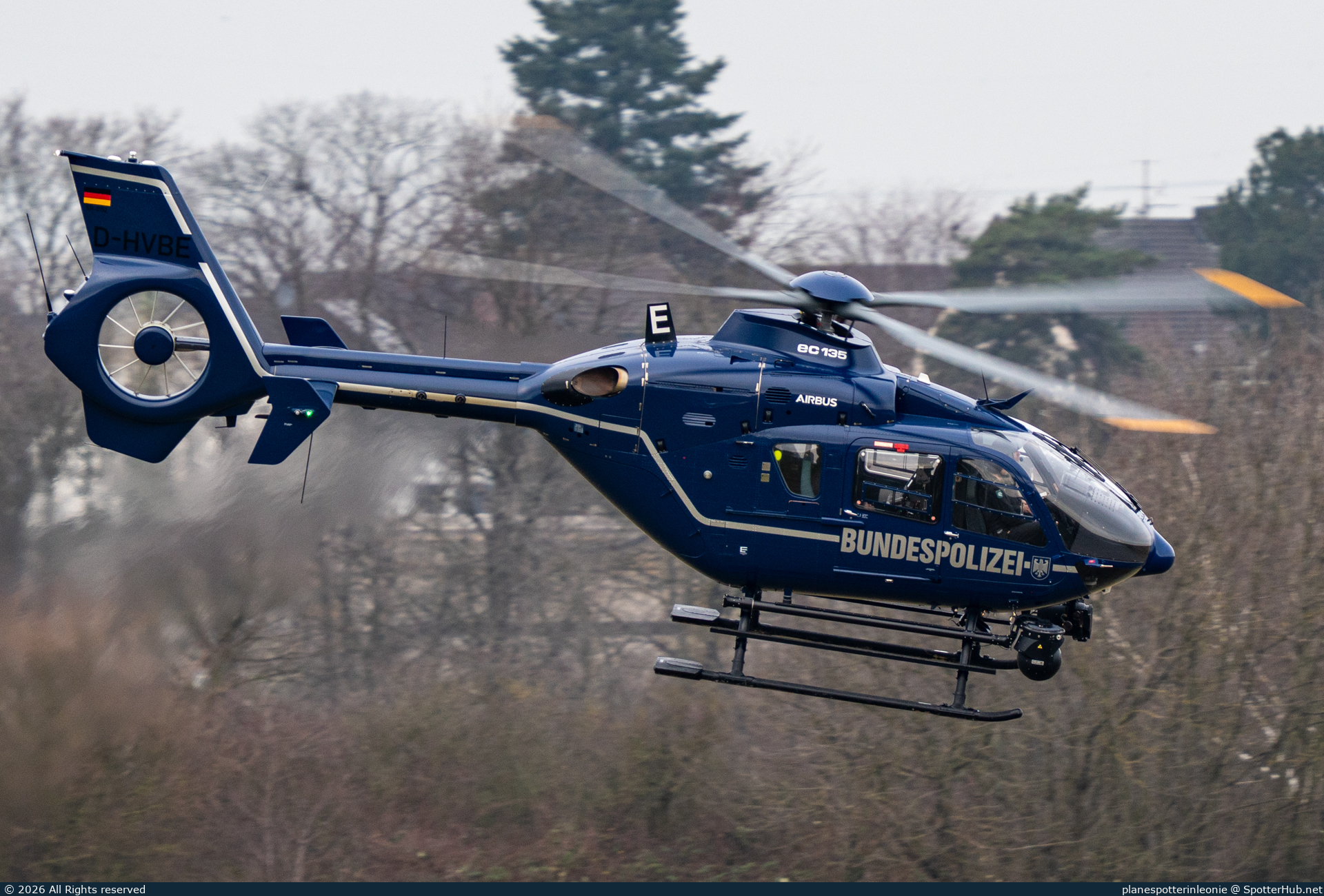 Photo of D-HVBE - Eurocopter EC135 T2+ operated by German Police - Bundespolizei