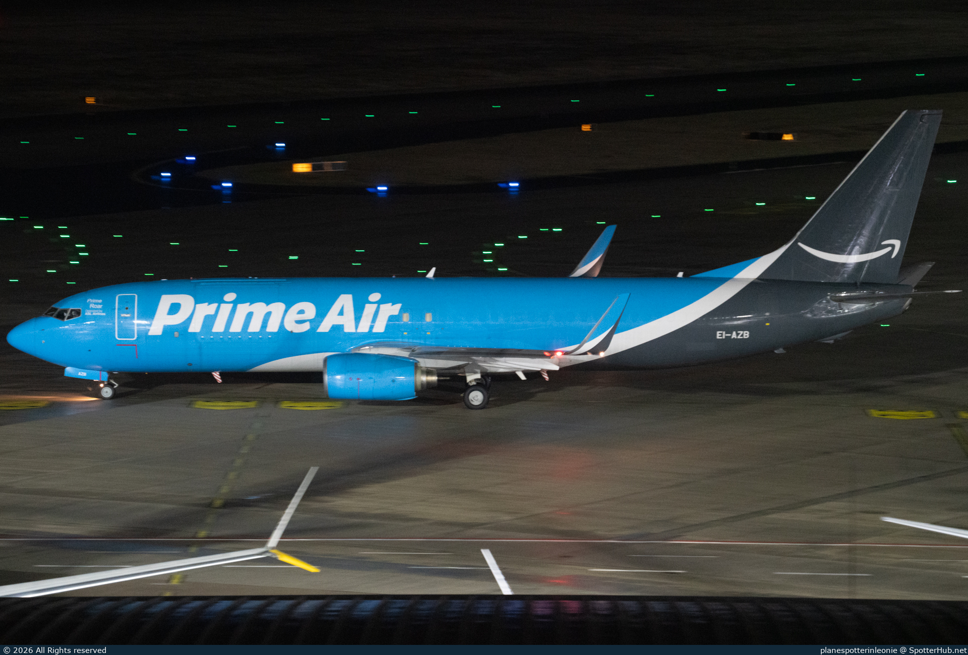 Photo of EI-AZB - Boeing 737-8AS(SF) operated by Amazon Prime Air (opb ASL Airlines Ireland)