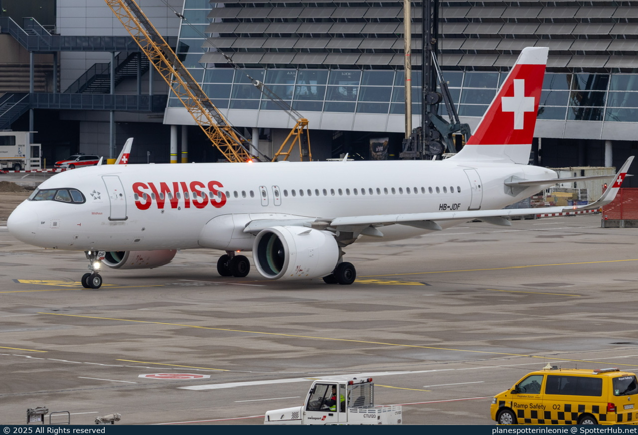 Photo of HB-JDF - Airbus A320-271N operated by Swiss International Air Lines