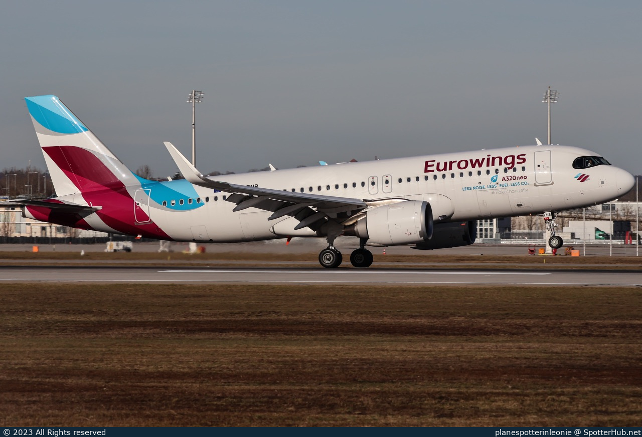 Photo of D-AENB - Airbus A320-251N operated by Eurowings