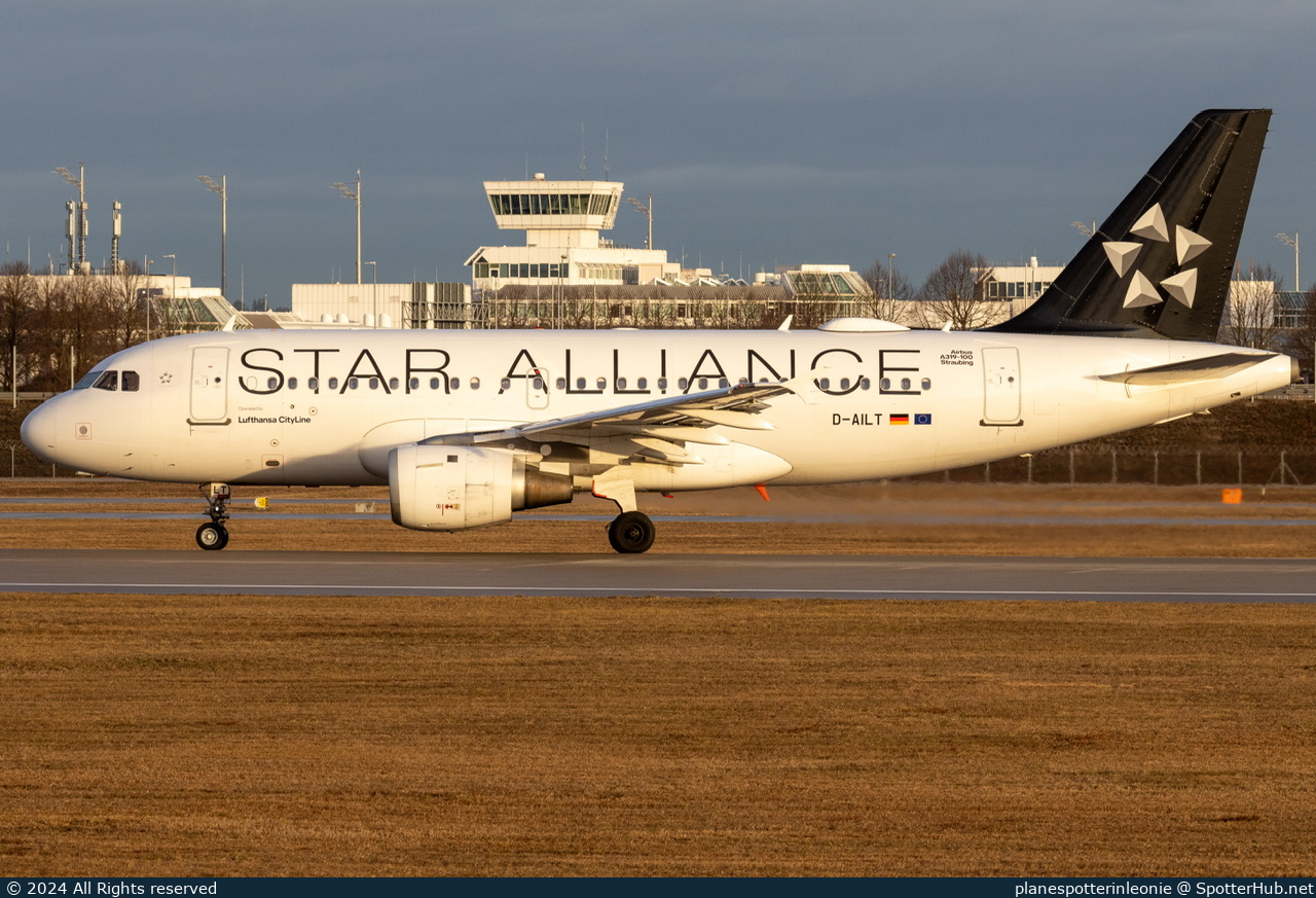 Photo of D-AILT - Airbus A319-114 operated by Lufthansa CityLine