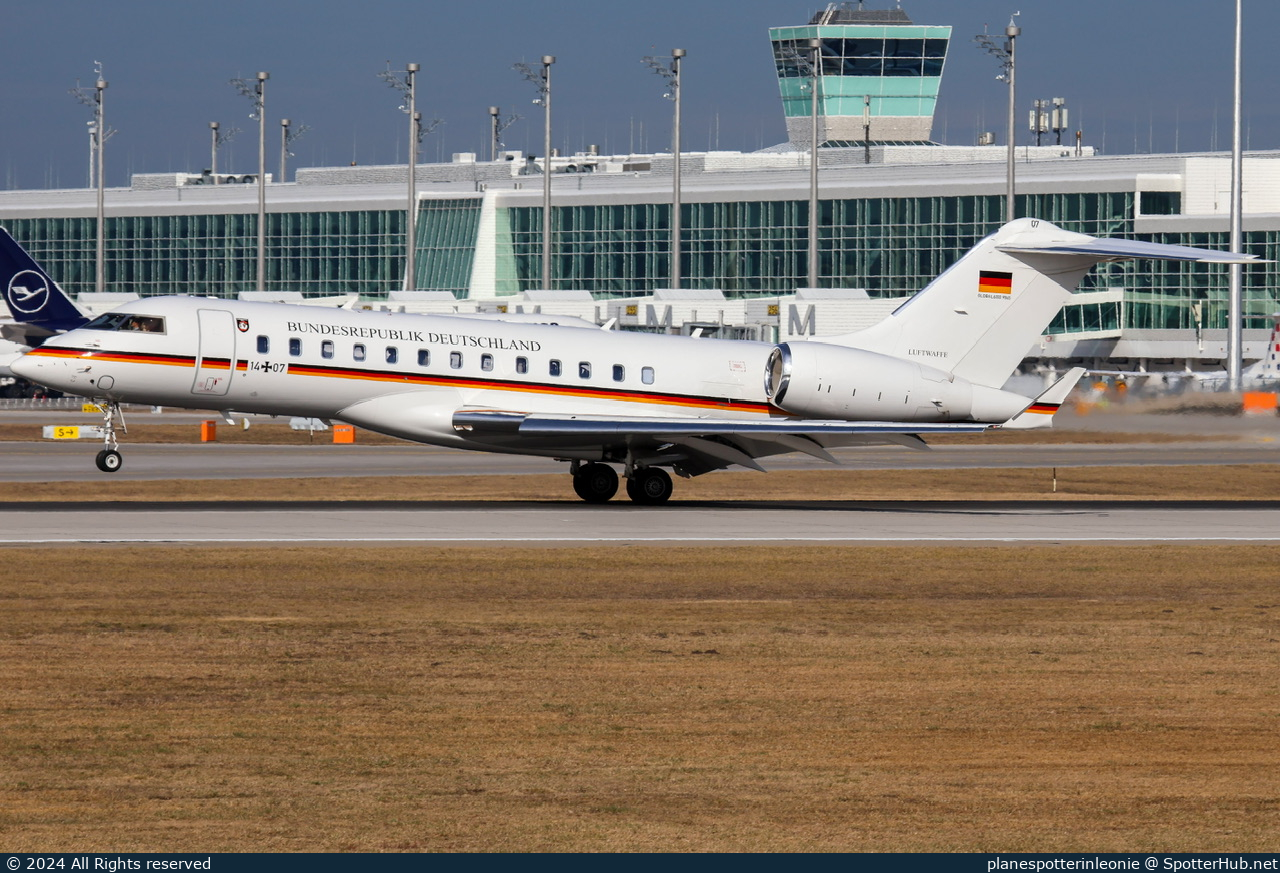 Photo of 14+07 - Bombardier Global 6000 operated by German Air Force