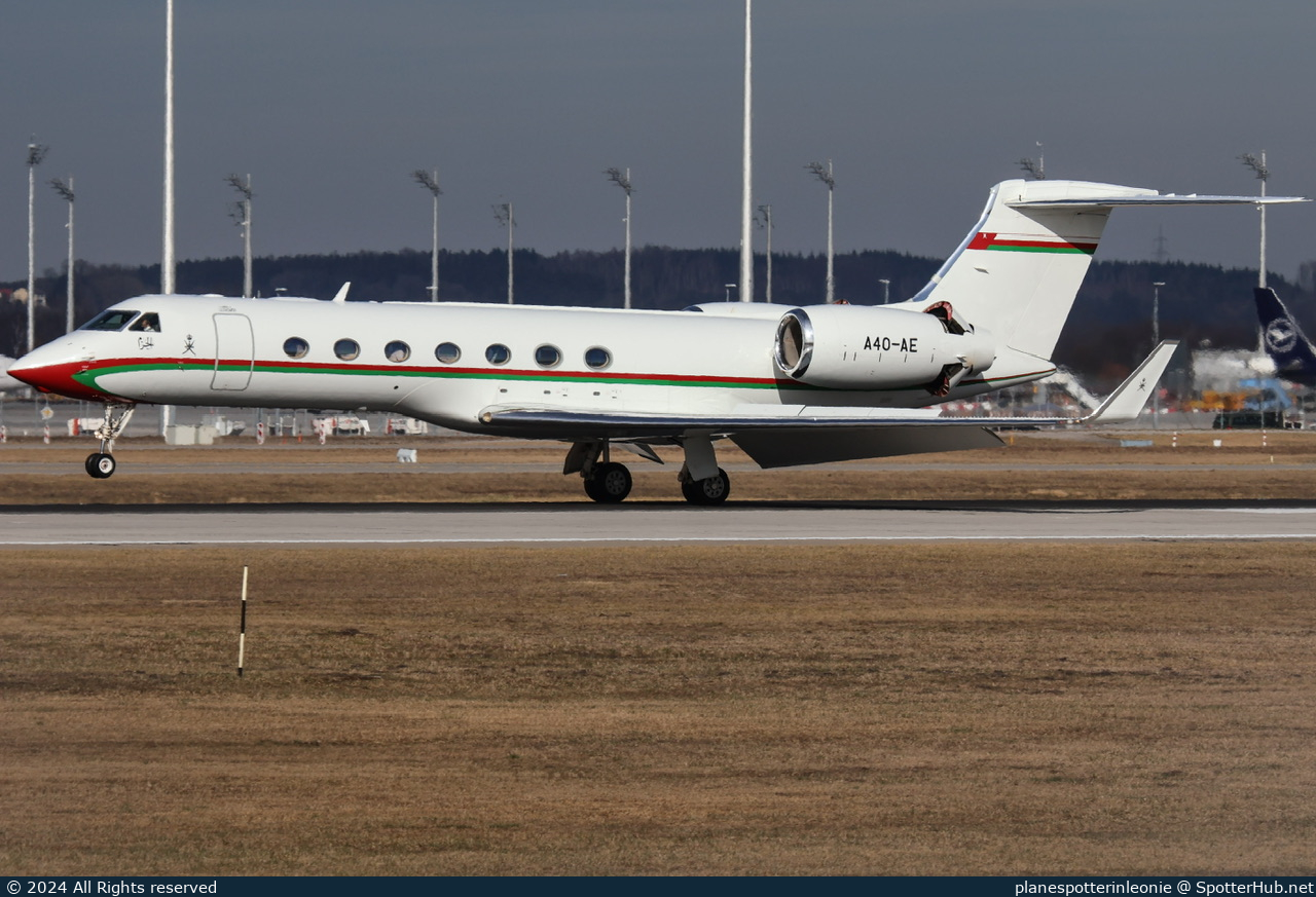 Photo of A4O-AE - Gulfstream GV-SP (G550) operated by Oman Royal Flight