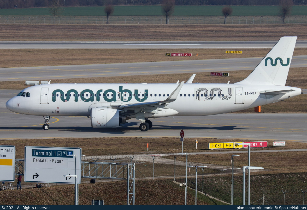 Photo of ES-MBA - Airbus A320-271N operated by Marabu Airlines