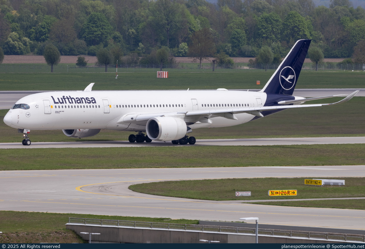 Photo of D-AIXA - Airbus A350-941 operated by Lufthansa