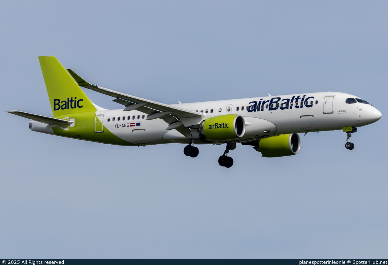 Photo of YL-ABG - Airbus A220-300 operated by airBaltic