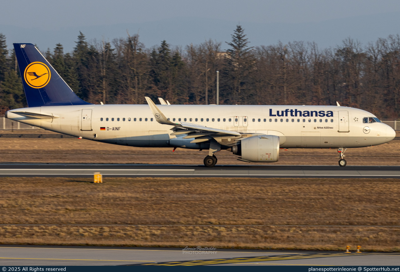 Photo of D-AINF - Airbus A320-271N operated by Lufthansa