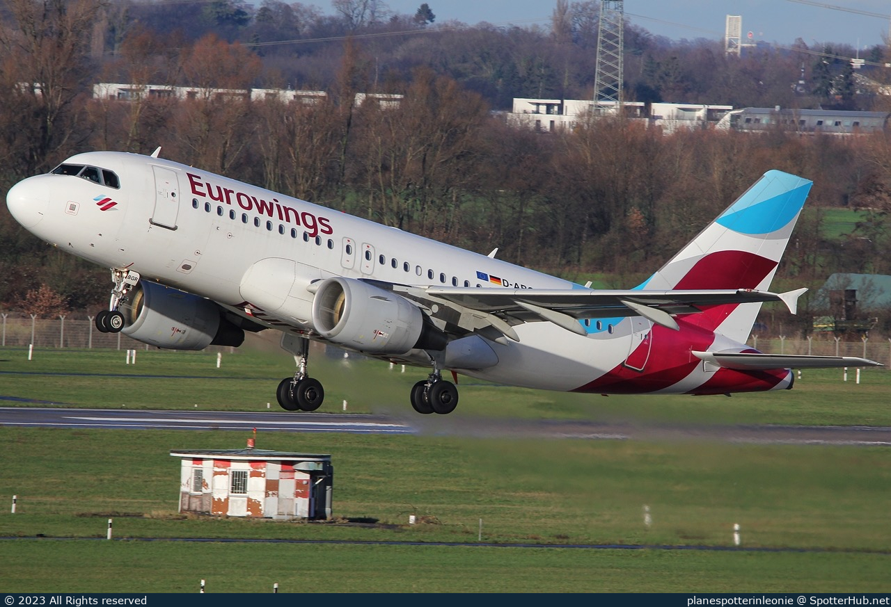 Photo of D-ABGR - Airbus A319-112 operated by Eurowings