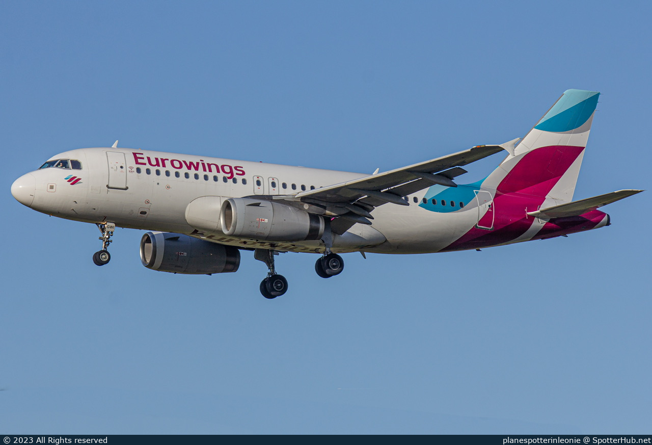 Photo of D-AGWI - Airbus A319-132 operated by Eurowings