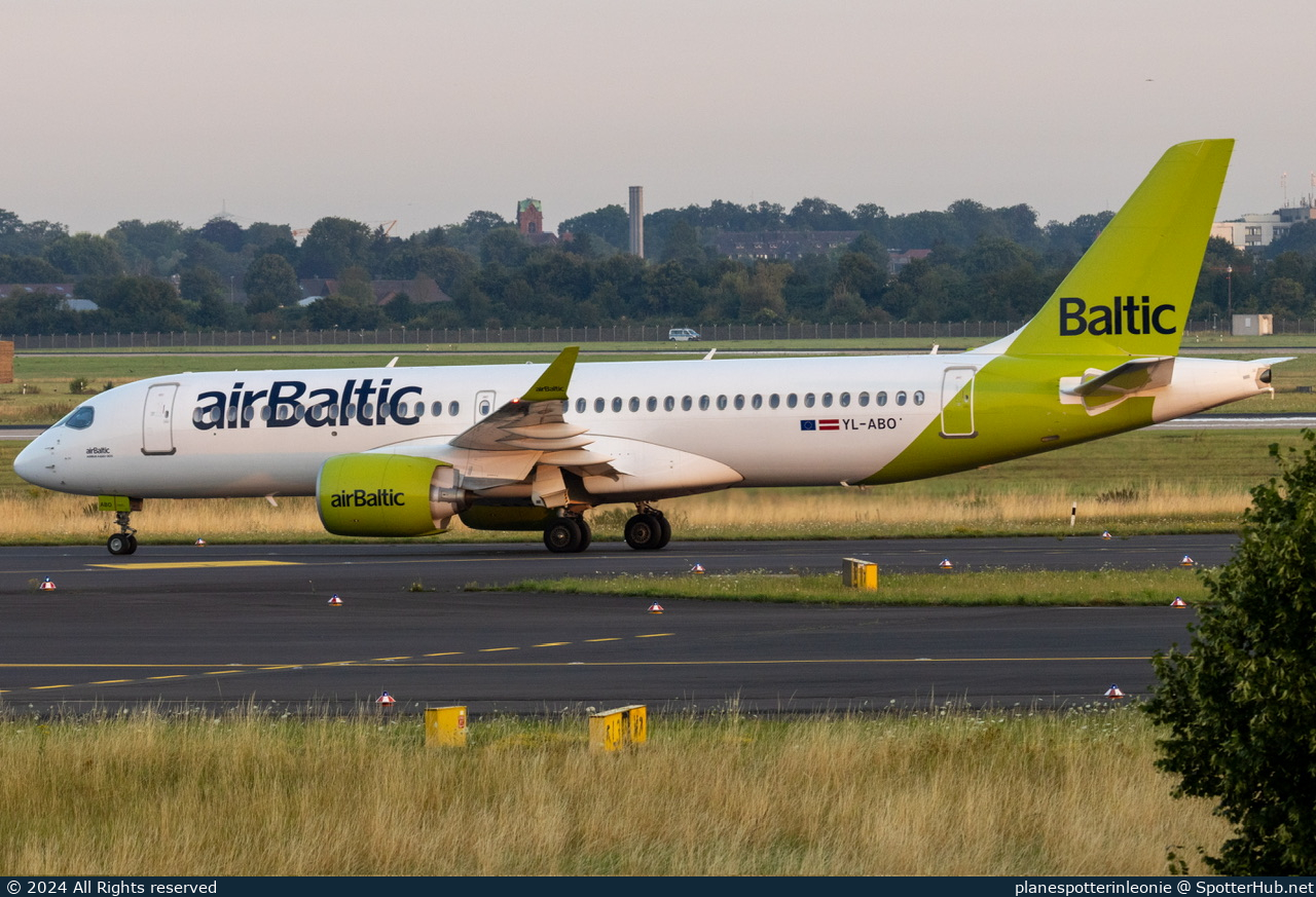 Photo of YL-ABO - Airbus A220-300 operated by airBaltic