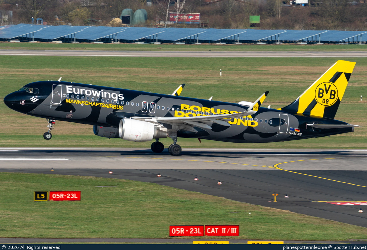 Photo of D-AEWM - Airbus A320-214 operated by Eurowings