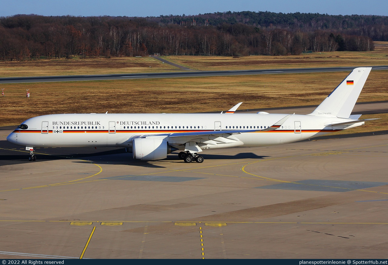 Photo of 10+03 - Airbus A350-941(CJ) operated by German Air Force