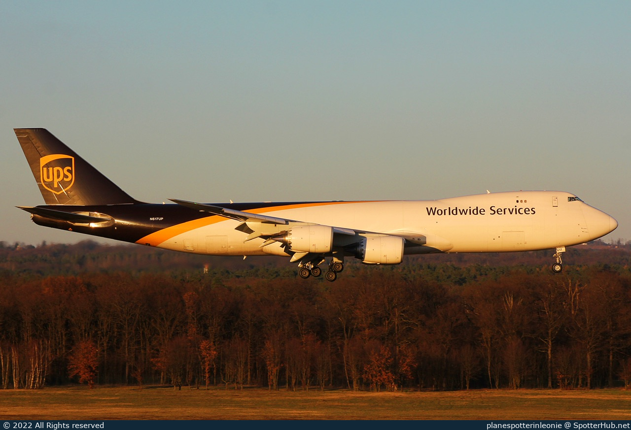 Photo of N617UP - Boeing 747-8F operated by UPS United Parcel Service