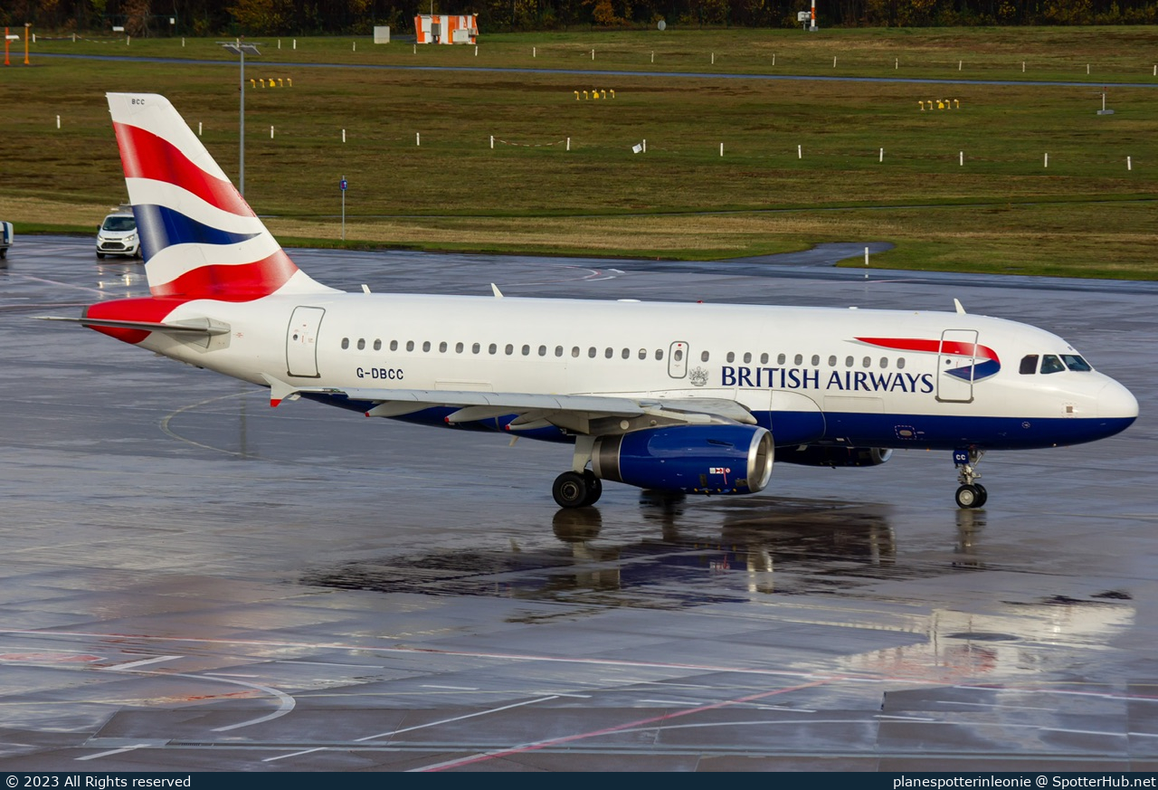 Photo of G-DBCC - Airbus A319-131 operated by British Airways
