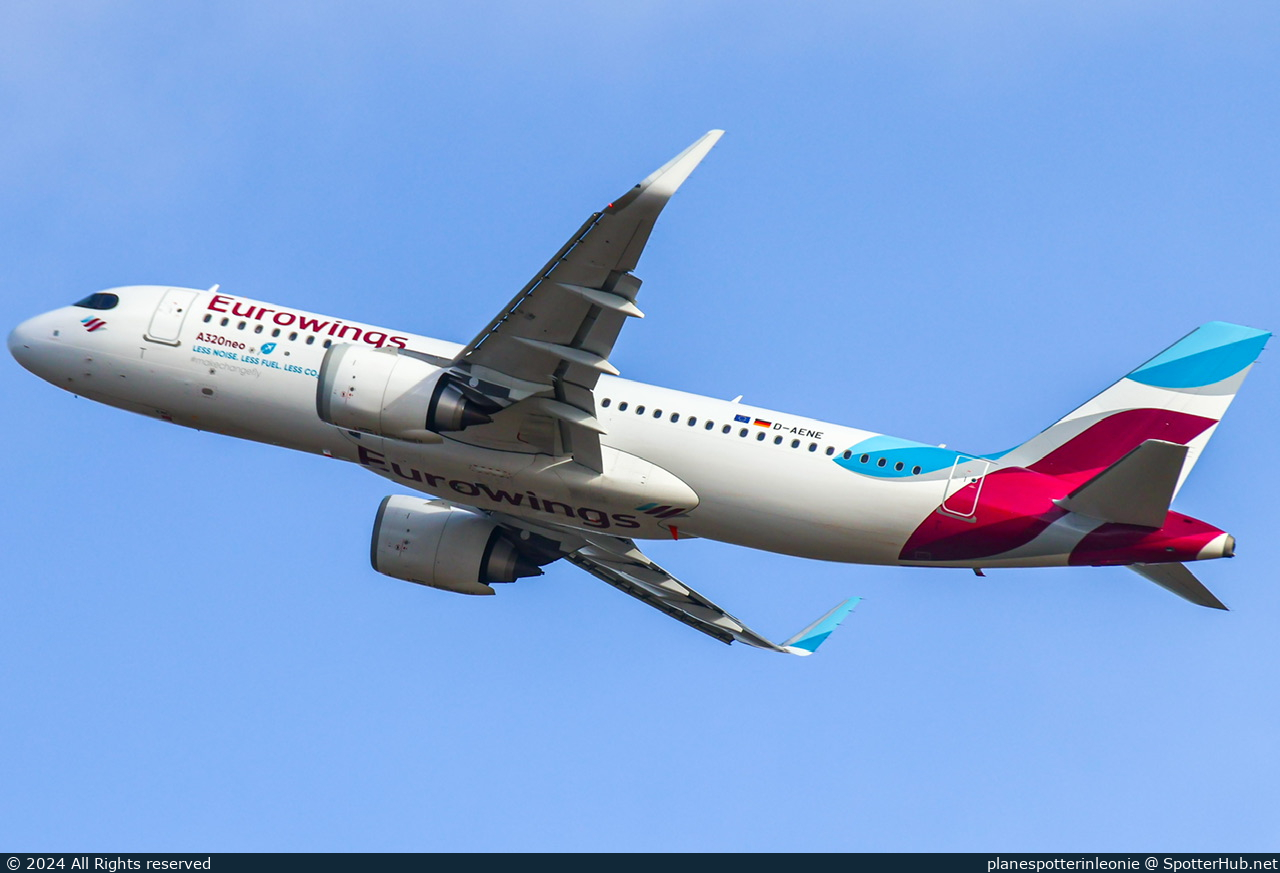 Photo of D-AENE - Airbus A320-251N operated by Eurowings