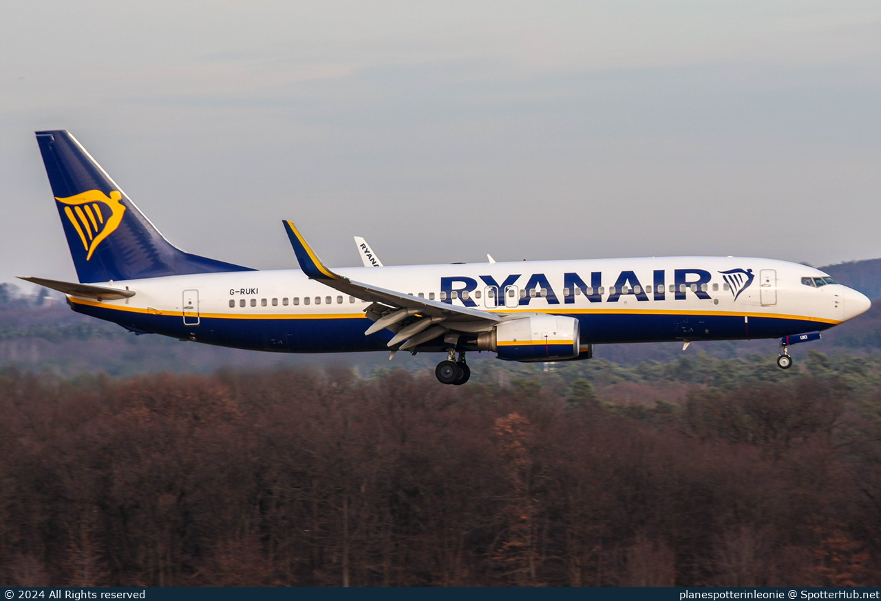 Photo of G-RUKI - Boeing 737-8AS operated by Ryanair UK