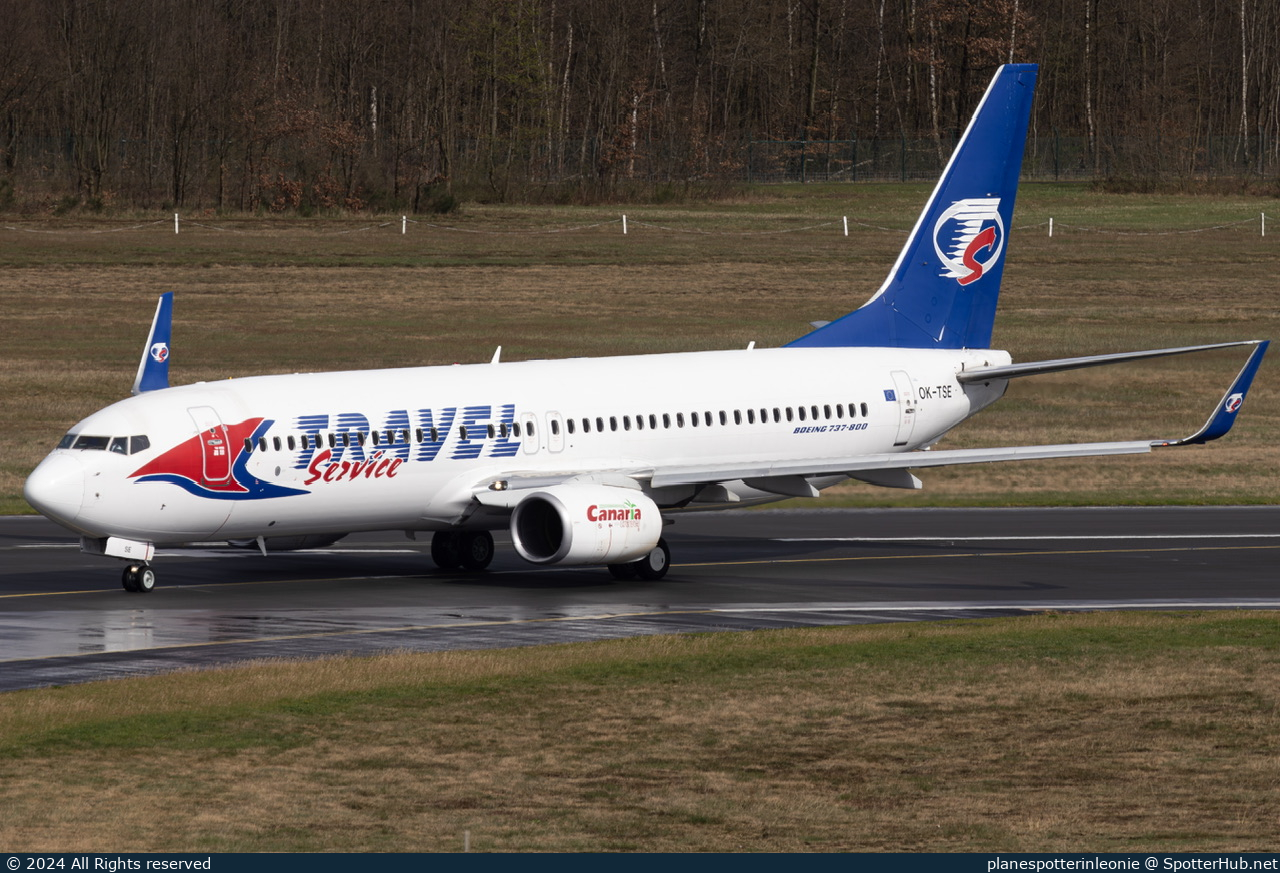 Photo of OK-TSE - Boeing 737-81D operated by Travel Service
