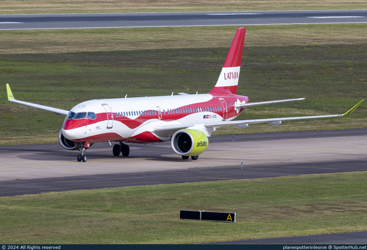 Photo of YL-CSL - Airbus A220-300 operated by airBaltic