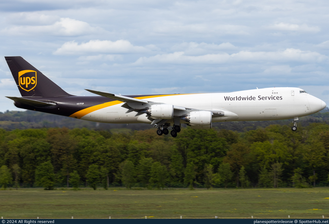 Photo of N617UP - Boeing 747-8F operated by UPS United Parcel Service