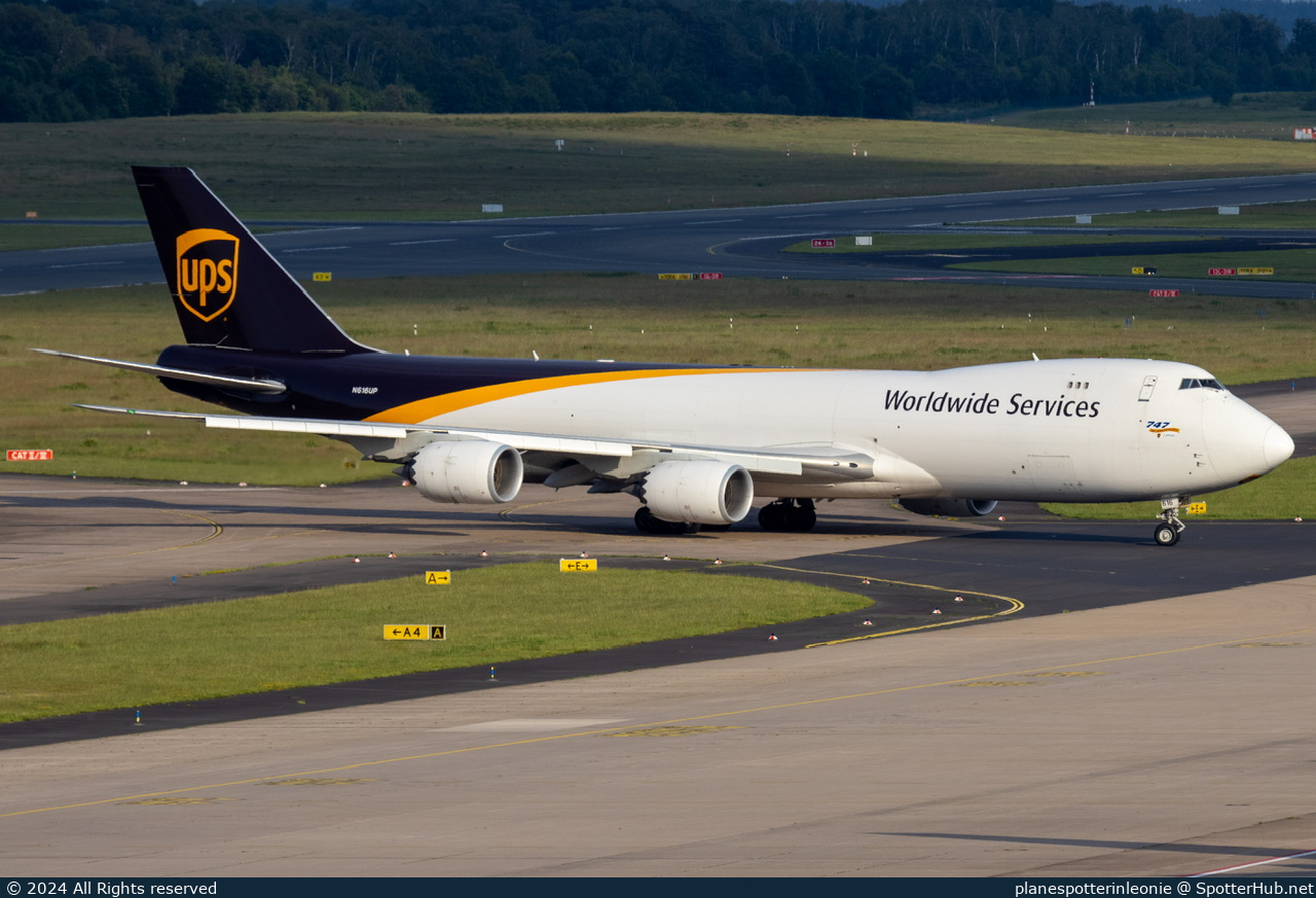 Photo of N616UP - Boeing 747-8F operated by UPS United Parcel Service