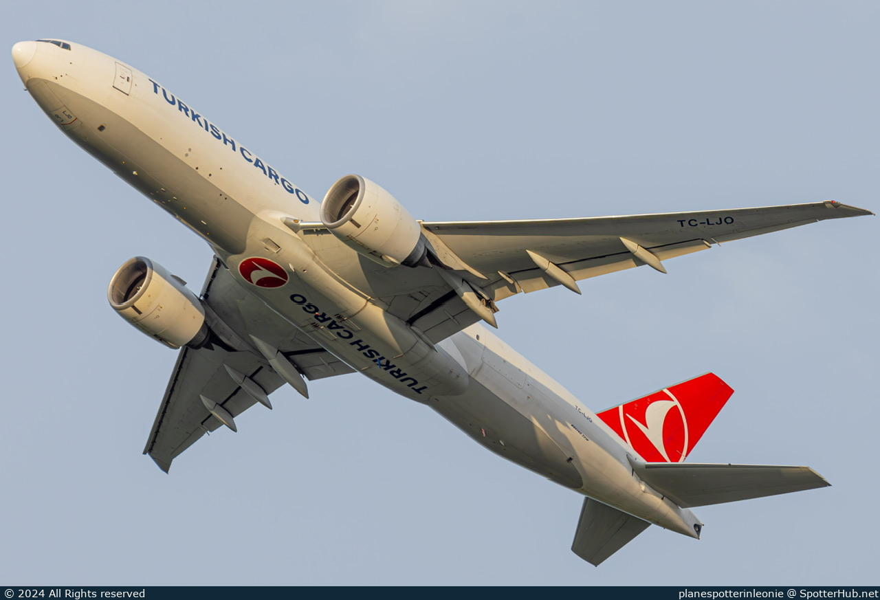 Photo of TC-LJO - Boeing 777-F operated by Turkish Airlines Cargo