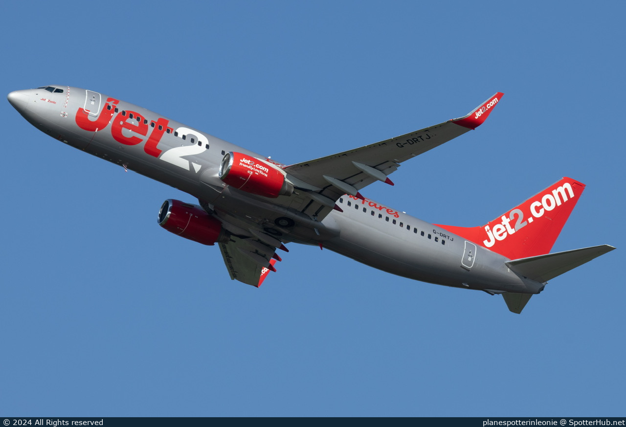 Photo of G-DRTJ - Boeing 737-86N operated by Jet2