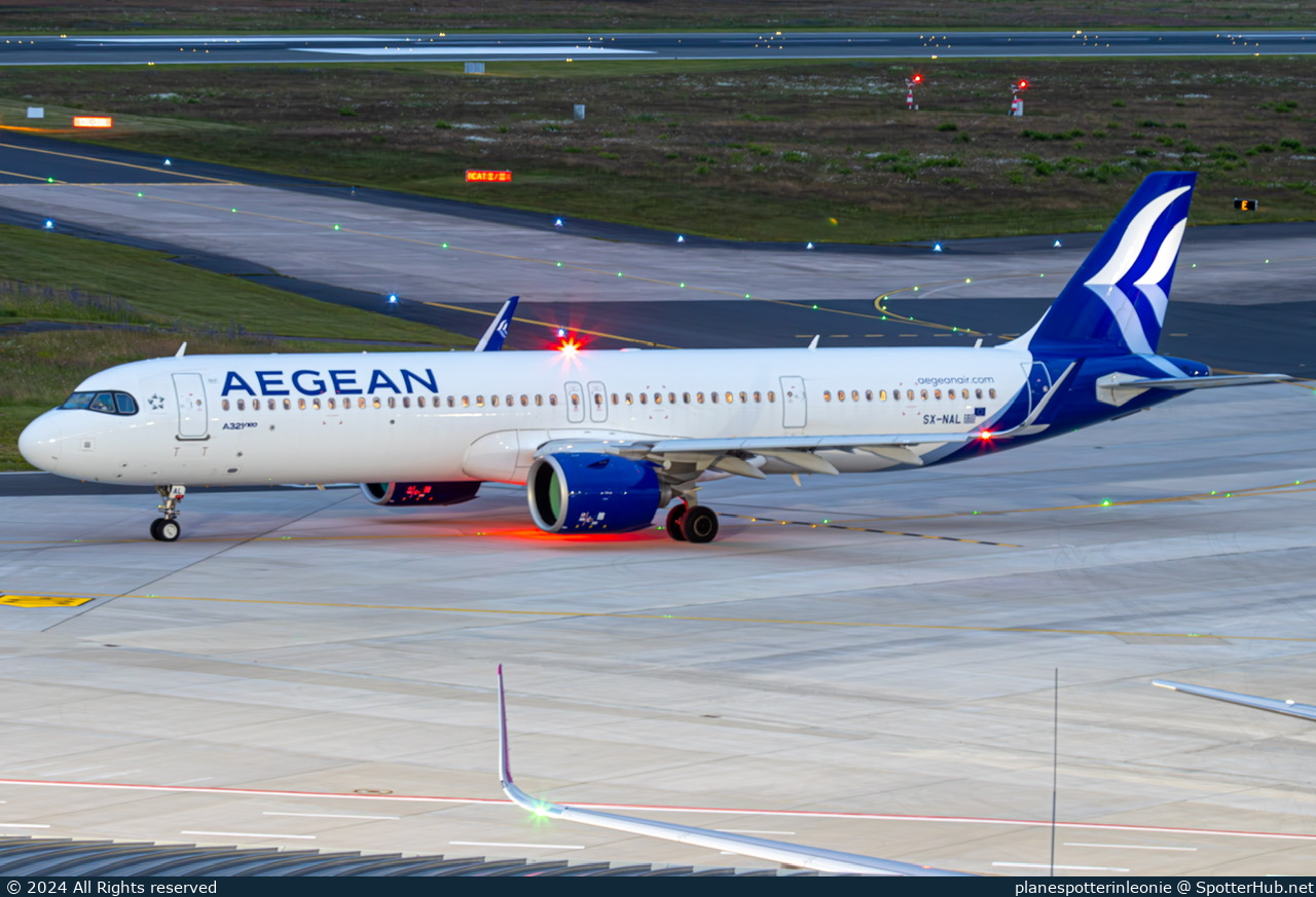 Photo of SX-NAL - Airbus A321-271NX operated by Aegean Airlines