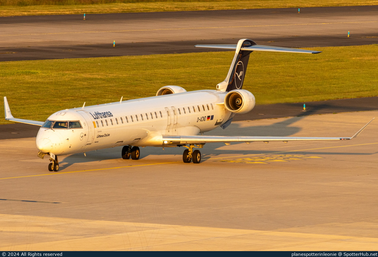 Photo of D-ACND - Bombardier CRJ-900LR operated by Lufthansa CityLine
