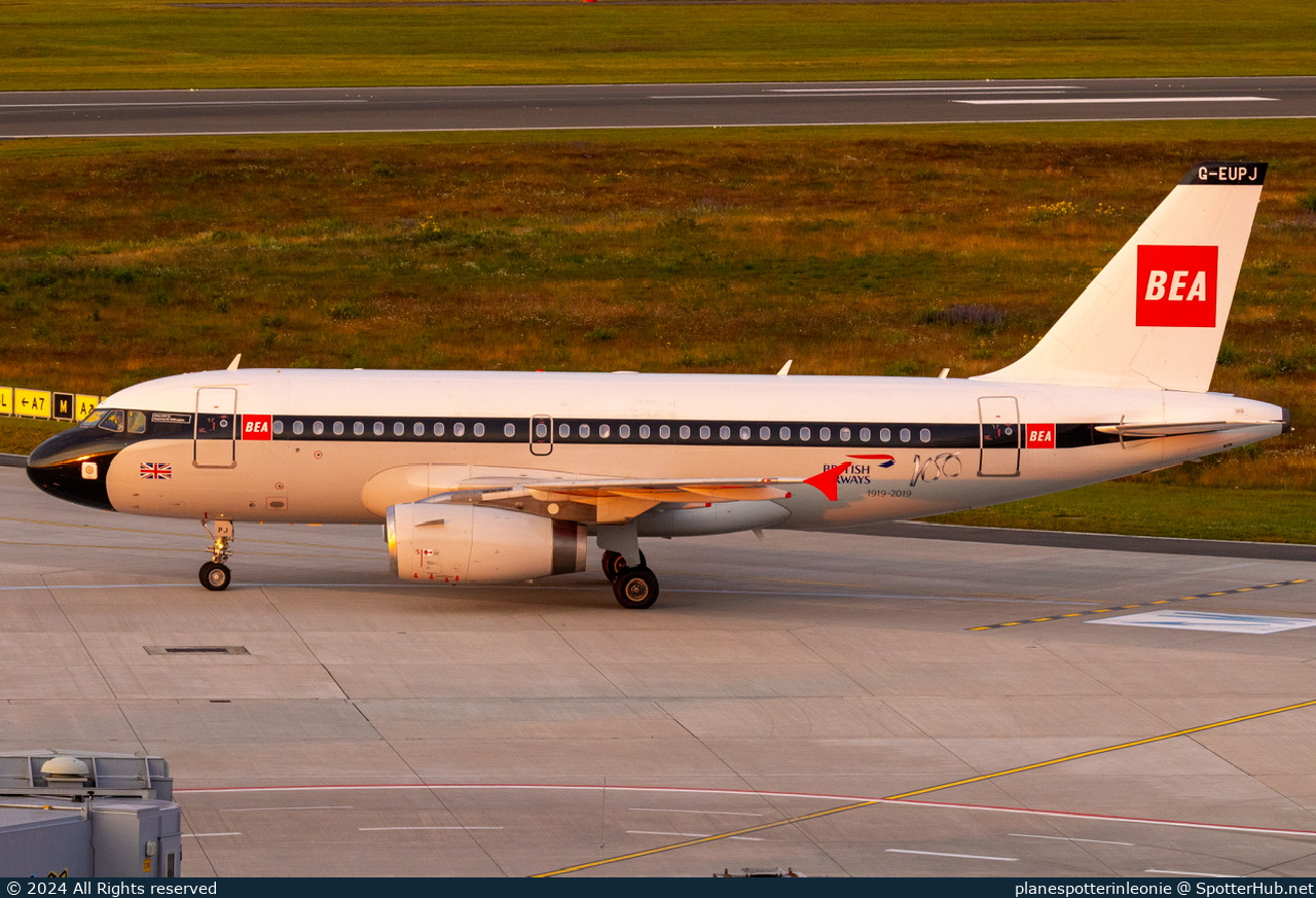 Photo of G-EUPJ - Airbus A319-131 operated by British Airways