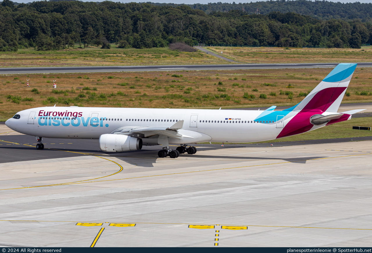 Photo of D-AFYQ - Airbus A330-343 operated by Eurowings Discover