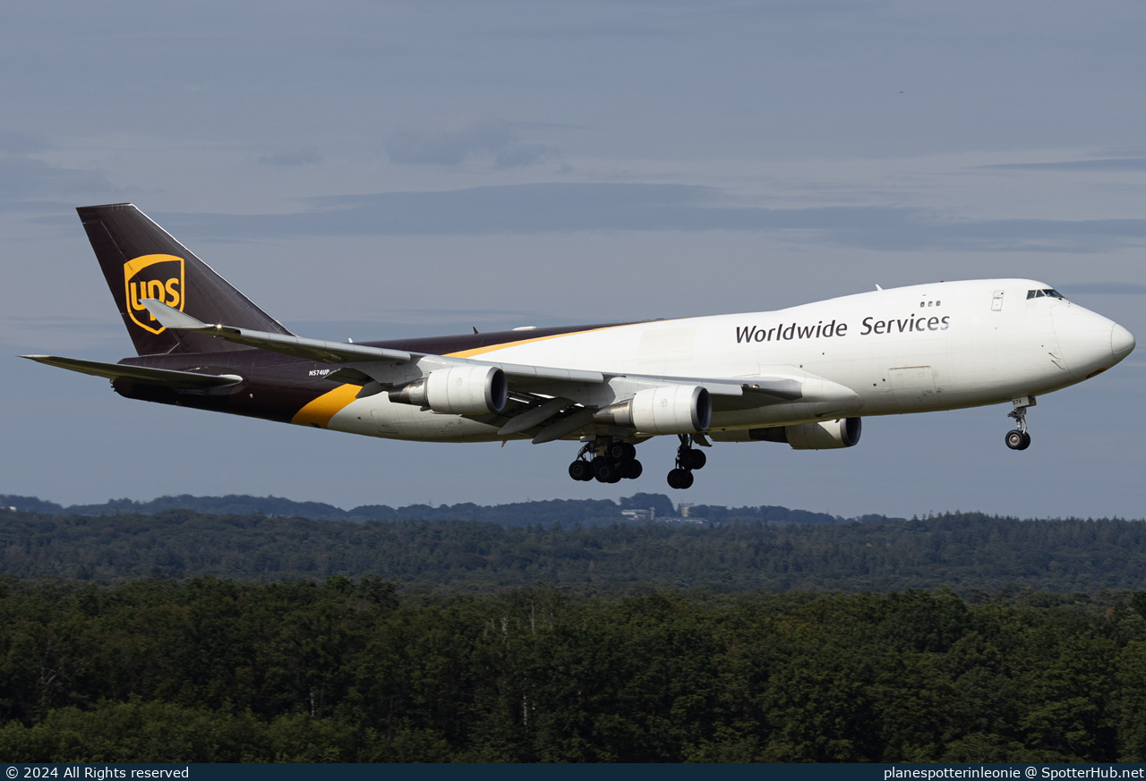 Photo of N574UP - Boeing 747-44AF operated by UPS United Parcel Service