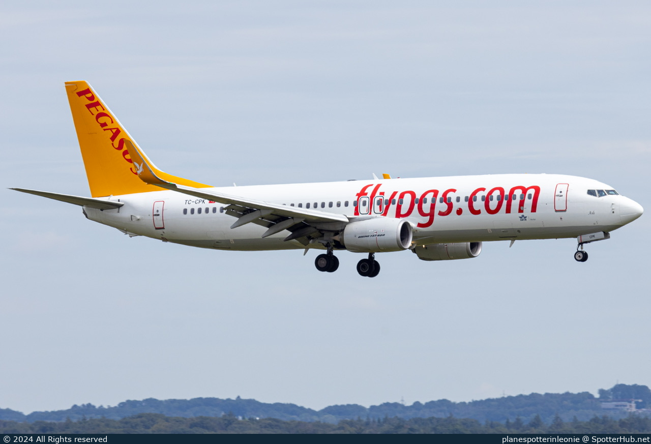 Photo of TC-CPK - Boeing 737-82R operated by Pegasus Airlines