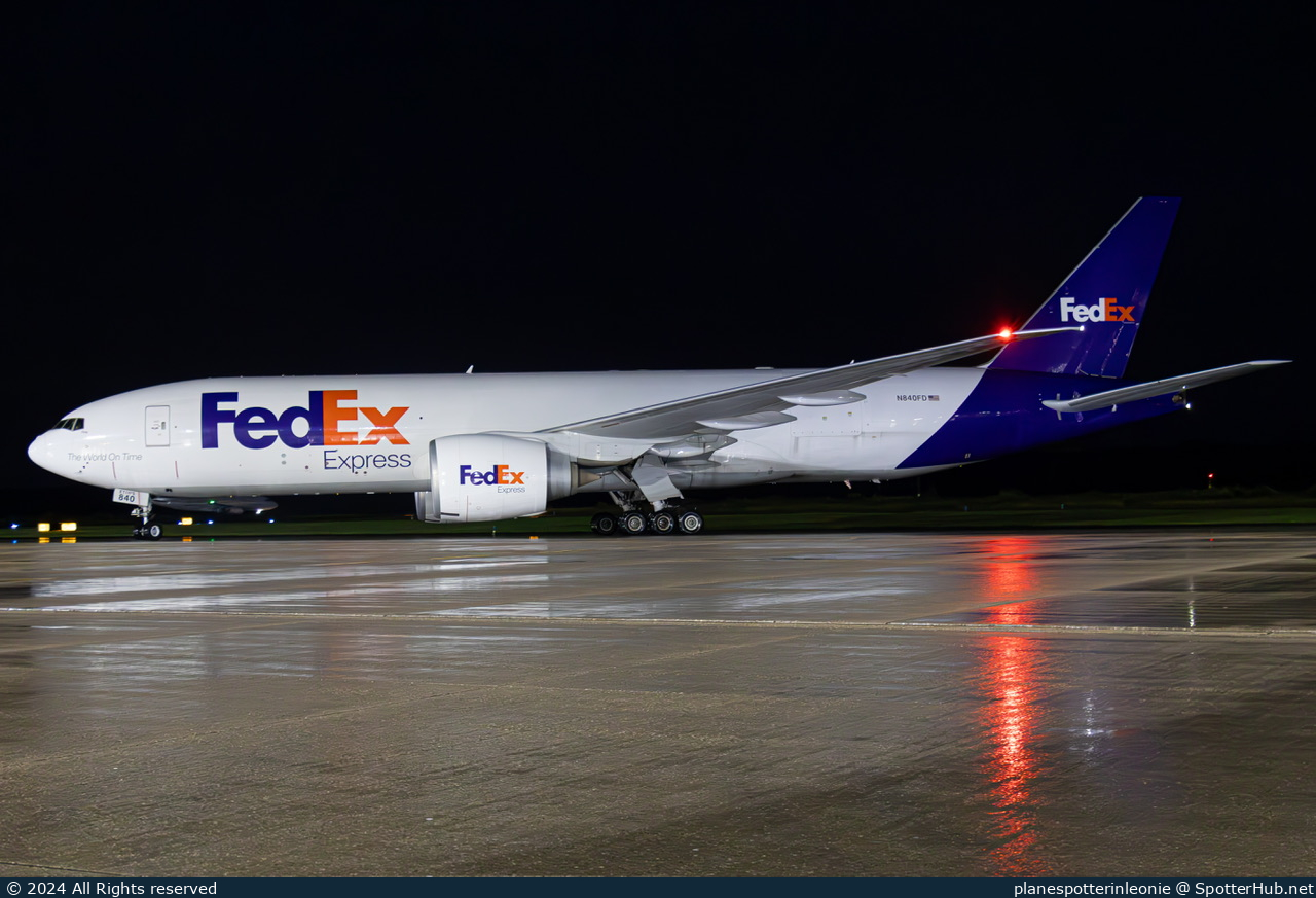 Photo of N840FD - Boeing 777-FFX operated by FedEx